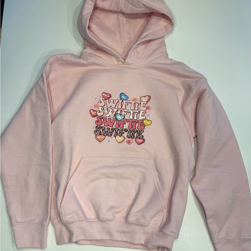 Swiftie Light Pink Kids hoodie